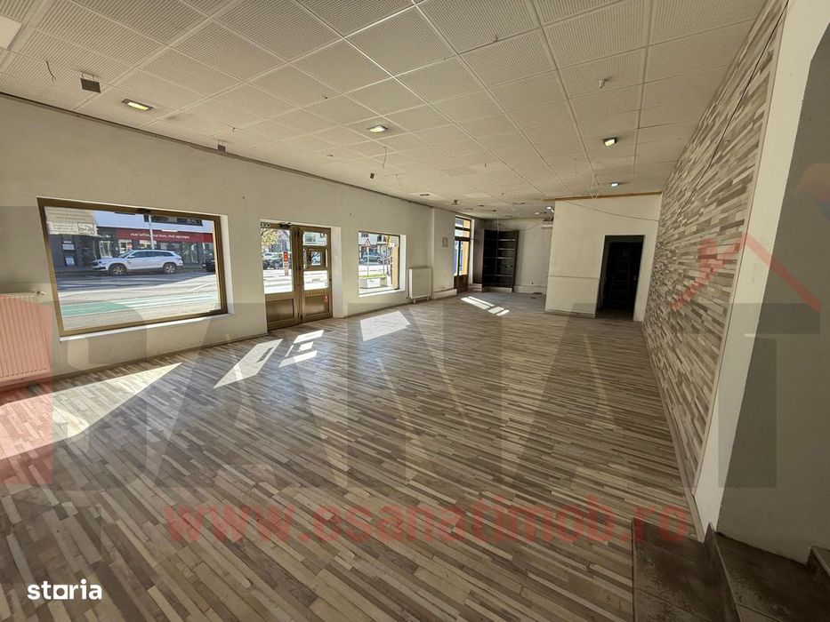 Spatiu Comercial, 110mp, 2intrari, parcare privata,VAD, acces pietonal