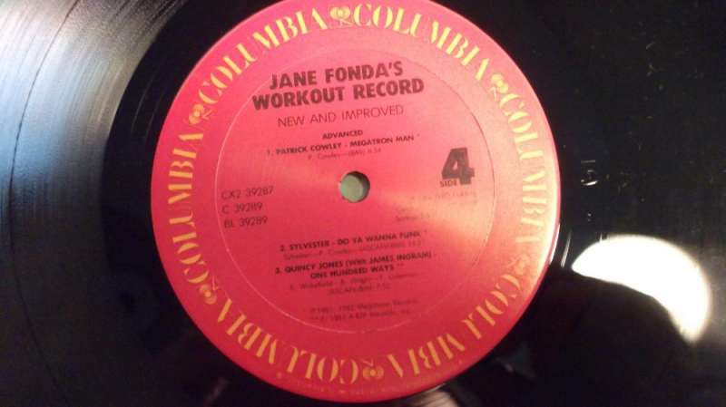 аеробиката на Джейн Фонда двоен албум (плочи)
