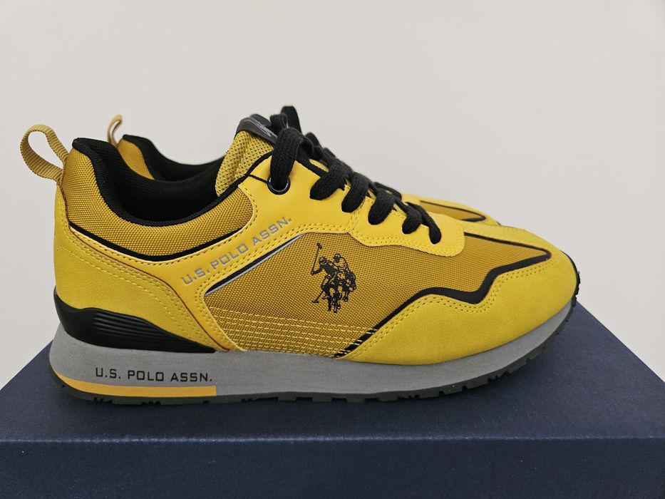 Sneakers barbati noi,U.S Polo Assn,marimea 42