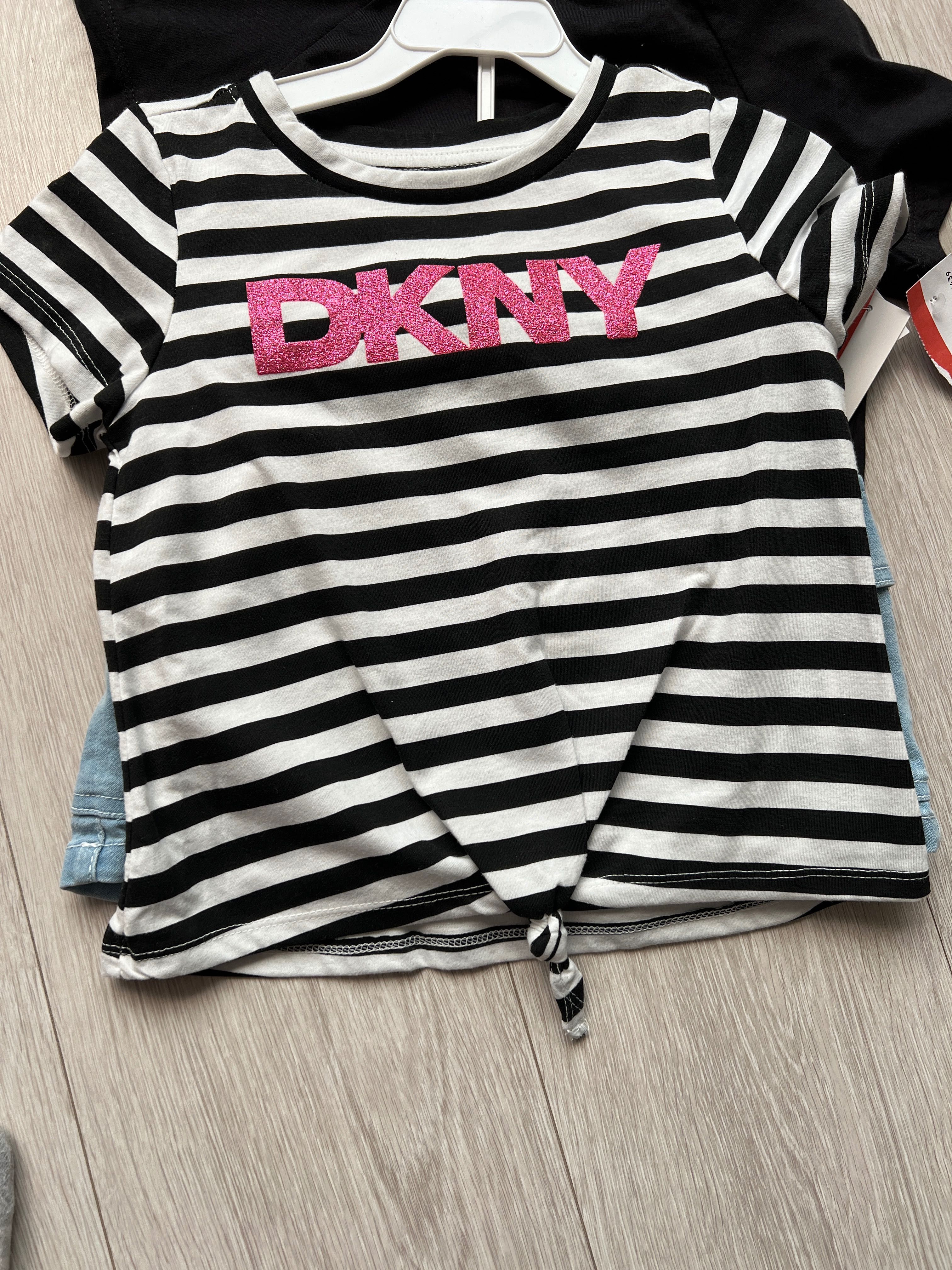 нов комплект DKNY за момиче  6 години ( oт 3 части ) – оригинален
