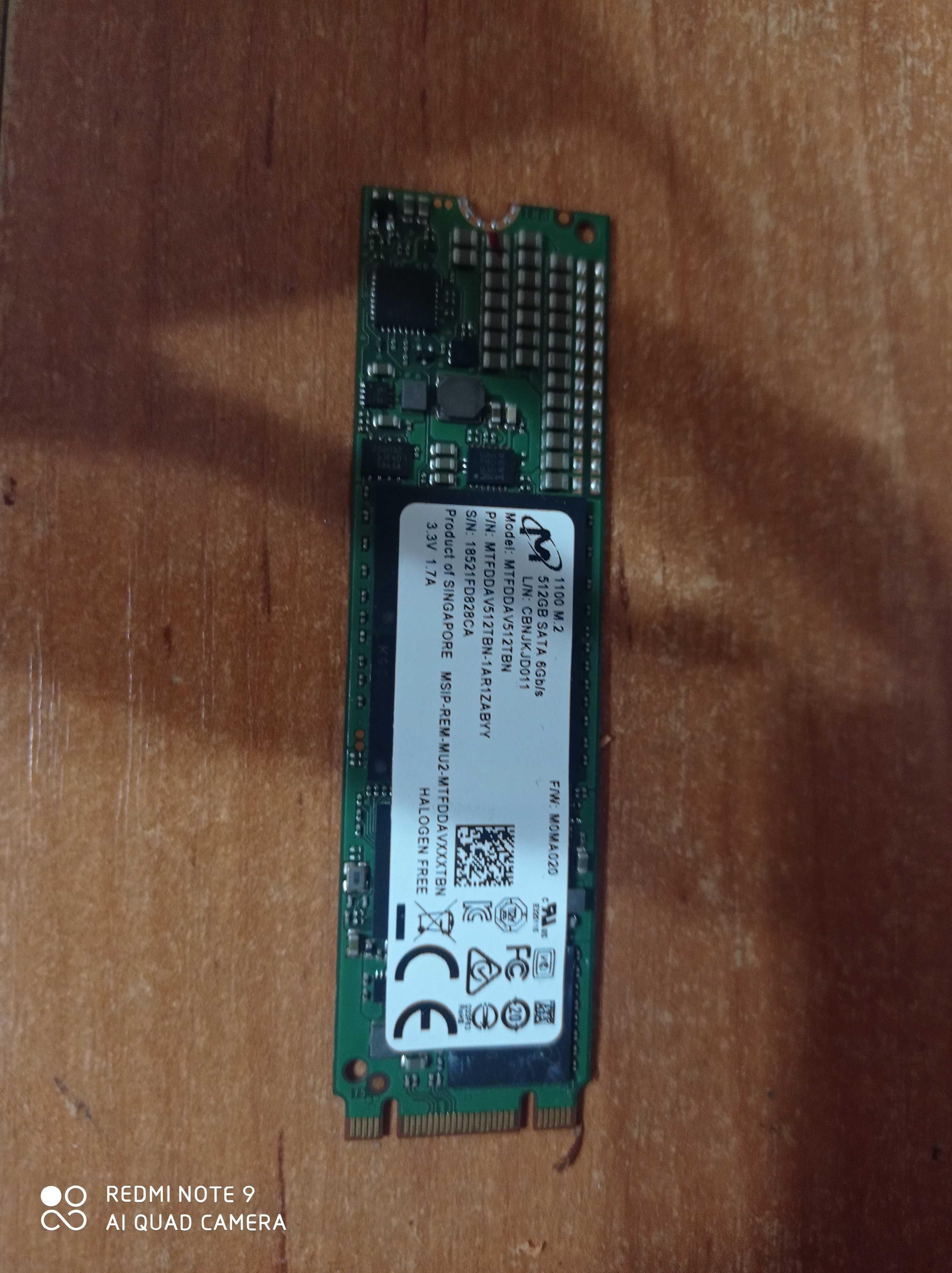 SSD диск 512 гб m2 6GB\s