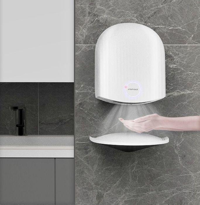 Сушилка для рук с подставкой и индикатором подсветки.