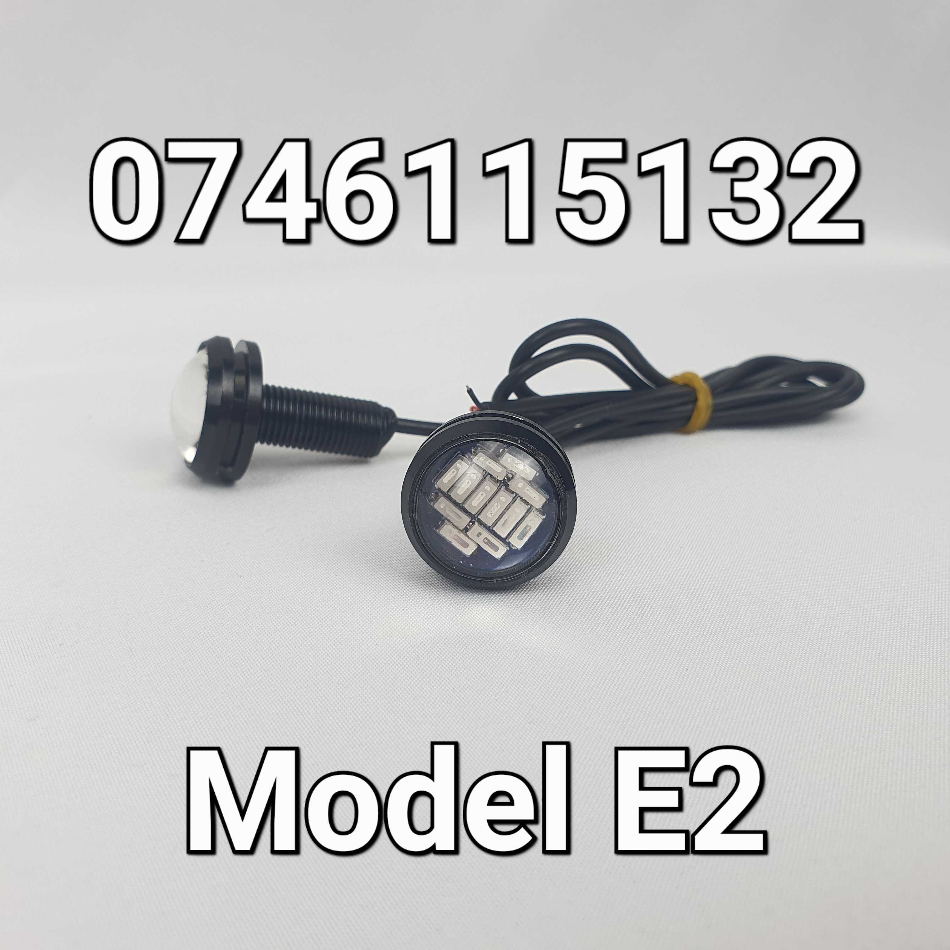 Mini Proiector LED-5W-Atv-Motocicleta-Moto-Pozitie-Semnalizare-Nou- E2