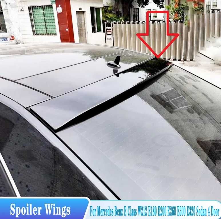 Спойлер за задно стъкло Mercedes E-class W212, piano black
