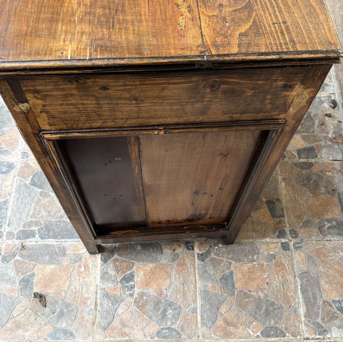 Birou vintage din lemn masiv (brad/molid)