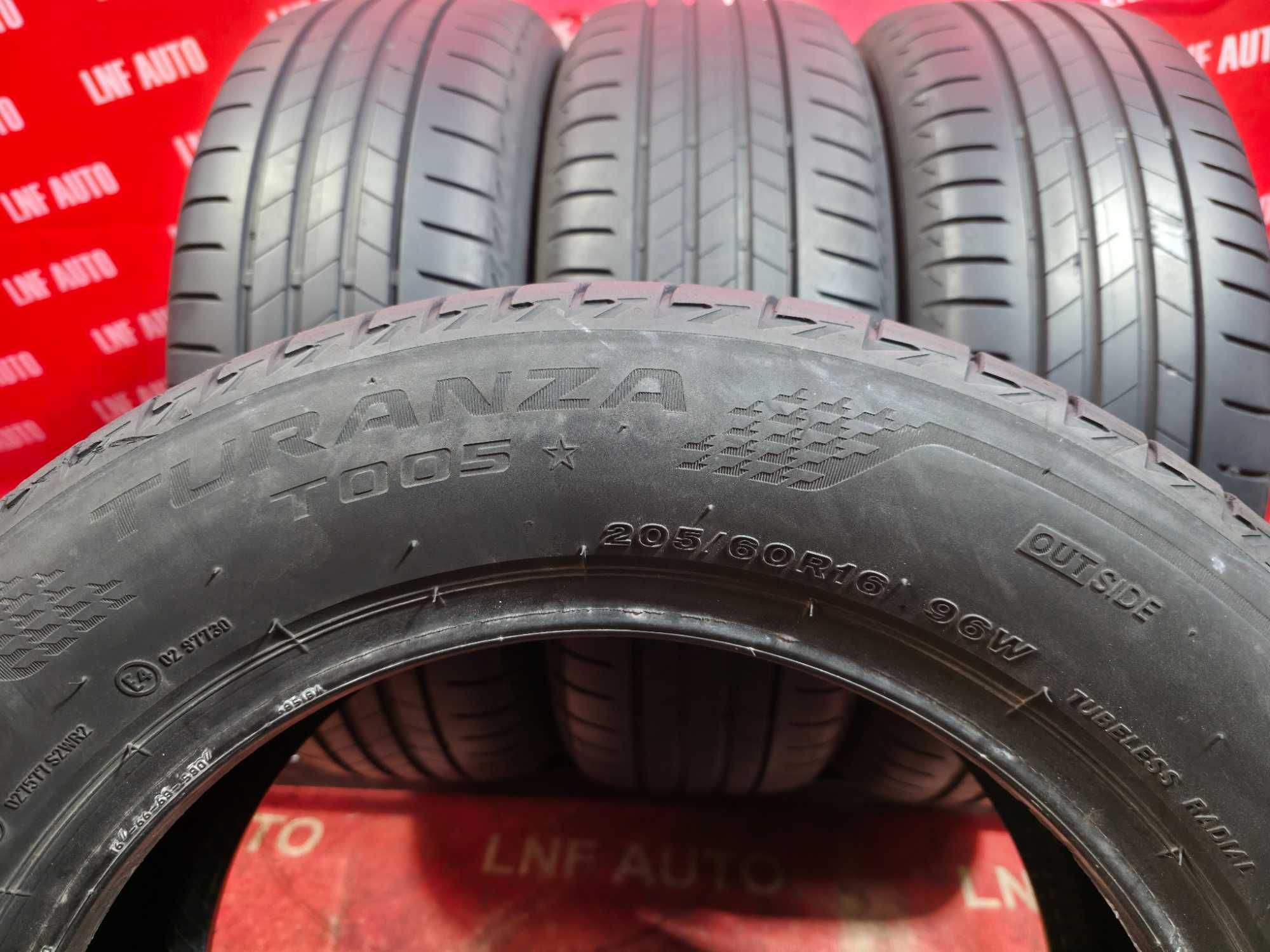 Anvelope de VARA - 205/60/16 - BRIDGESTONE - 6.35 MM - DOT 2019 !