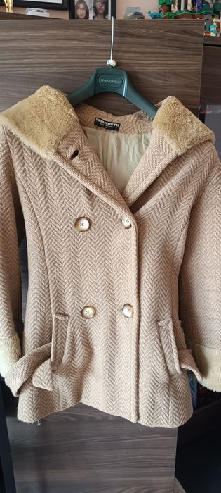 Дамско палто от естествена вълна.ELIZABETH