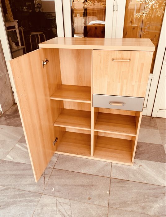 Ретро дървен шкаф от 90-те в отлично състояние