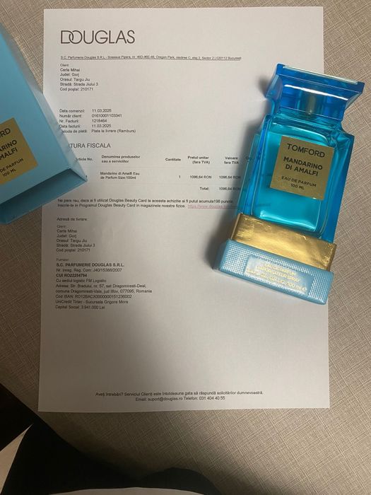 Tom Ford Mandarino Di Amalfi 100ml parfum ideal