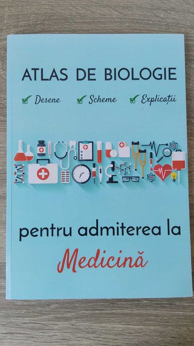 Pachet materiale pentru admiterea la facultatea de medicină.