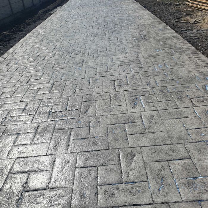 # pavaj din beton amprentat