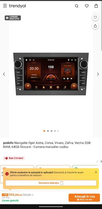Navigatiebandroid astra h