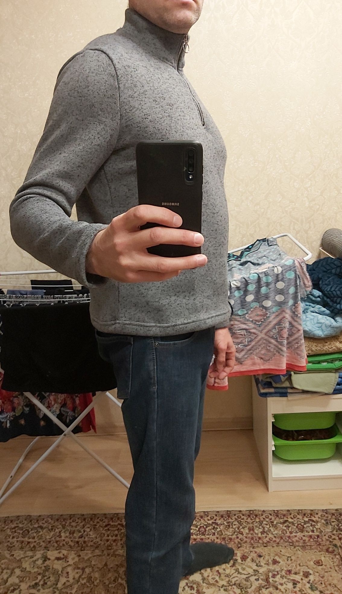Пуловер/свитер серый