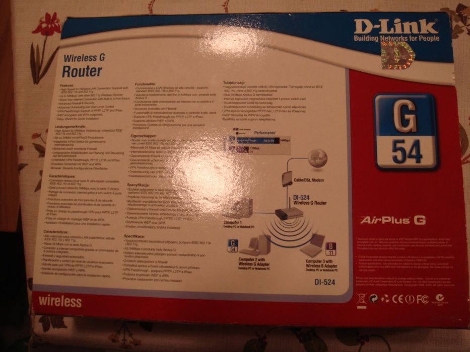 Vand Router Wireless G