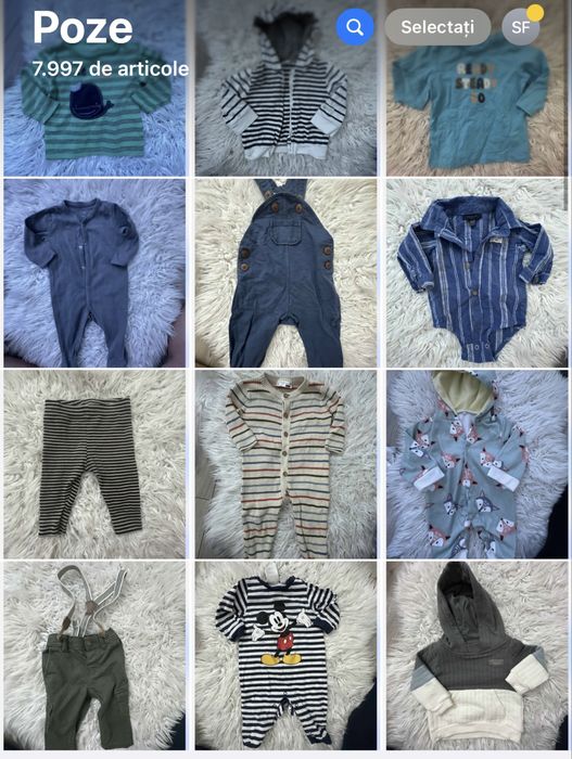 Haine copii diferite marimi