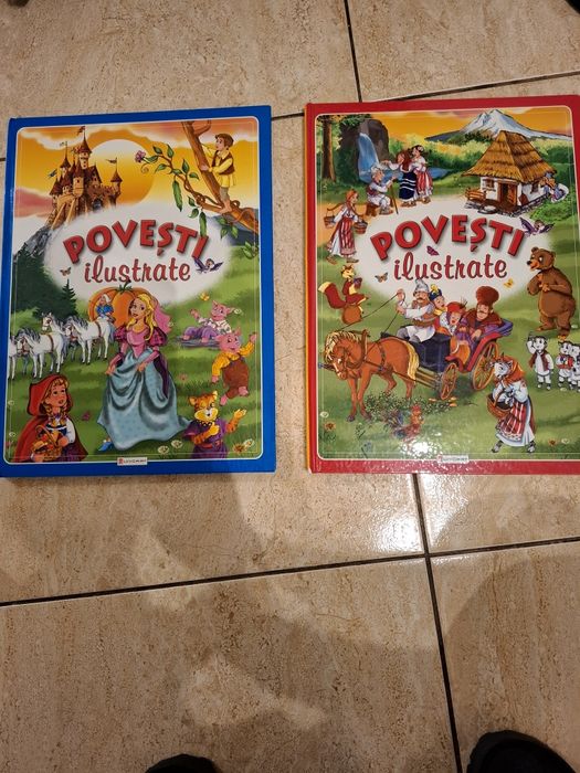 Vand 2 x carti copii Povesti ilustrate + bonus Povesti cu talc