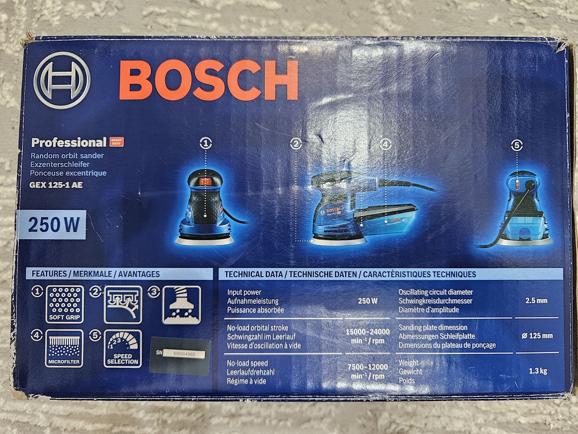 Шлифовальная машина Bosch