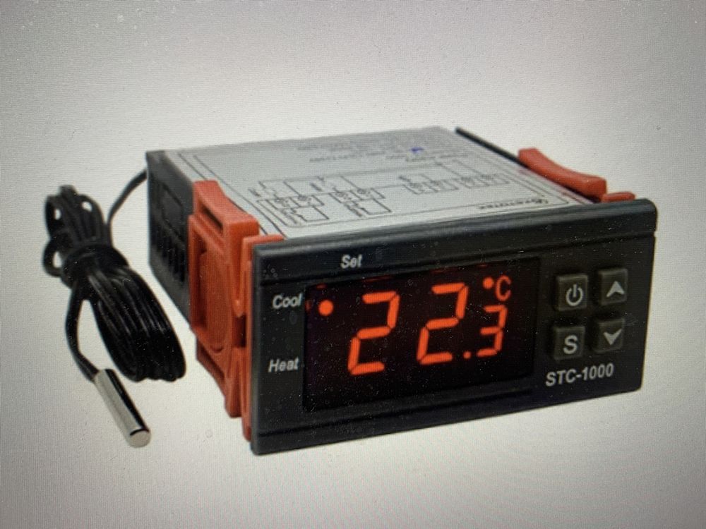 Termostat controler masa calda rece electronic stc-1000 nou