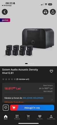 Sistem Audio Acoustic Density Hive 12.81