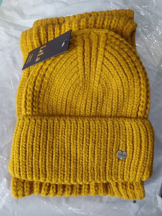 Шапка и снуд набор, новый