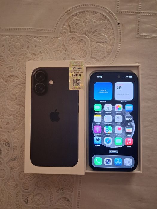 iPhone 16  8/128 yangi sotiladi