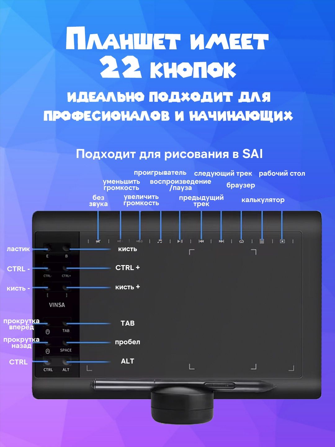 Графический планшет для рисования