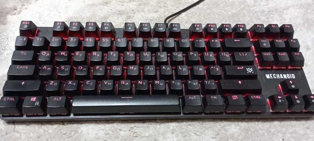 Клавиатура Игровая Defender Mechanoid GK-581