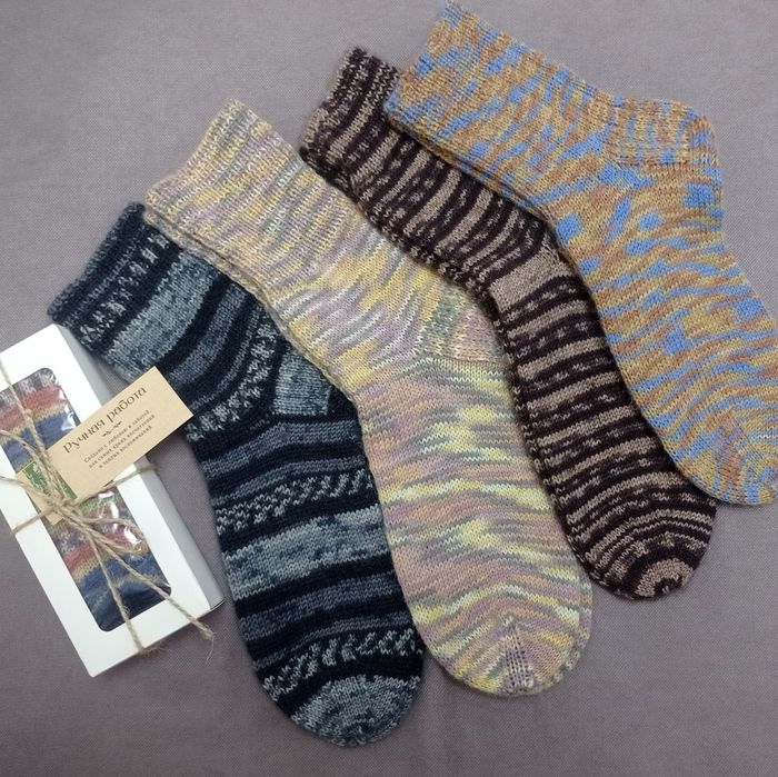 Носки вязаные,разные размеры