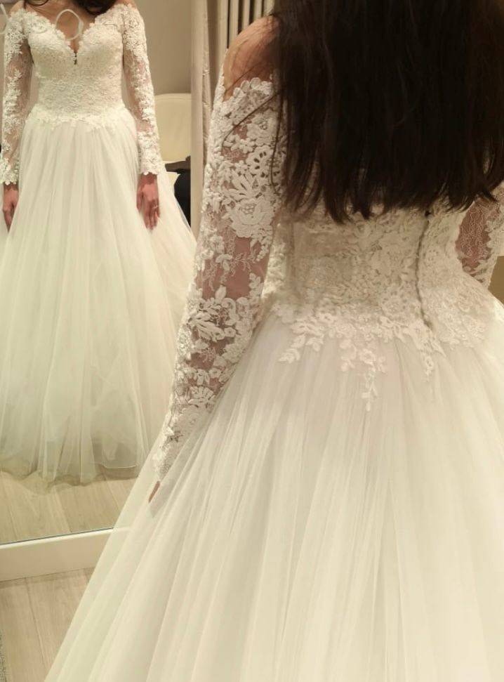 Rochie mireasa Pronovias noua nepurtata (doar probata - poze reale)