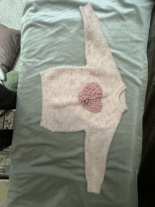 Вязанный свитер для девочек