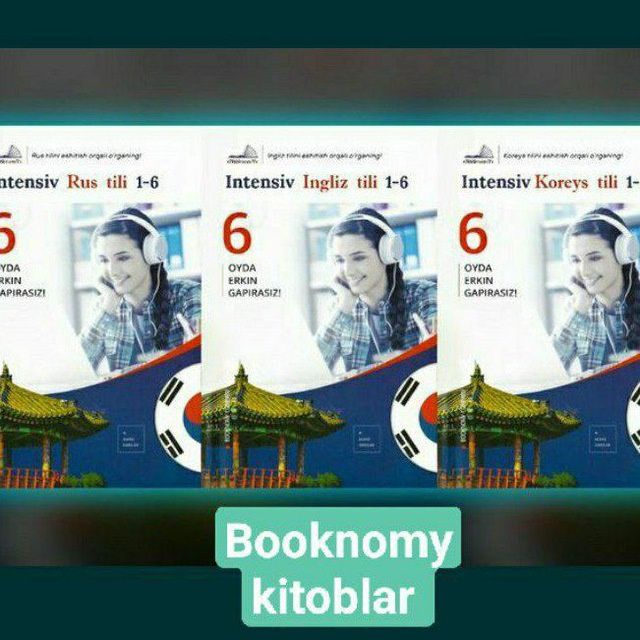 Tedbook smartbook booknomy getclub ingliz rus arab koreys tili kitob v