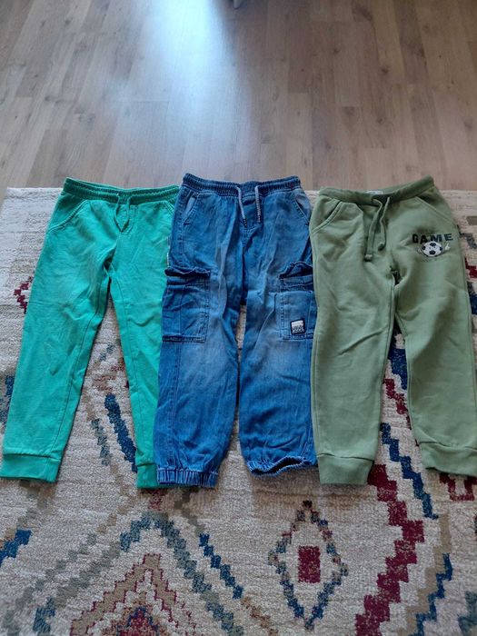 Lot 13 pantaloni masura 122 H&M, Sinsay, Pepco, Lidl