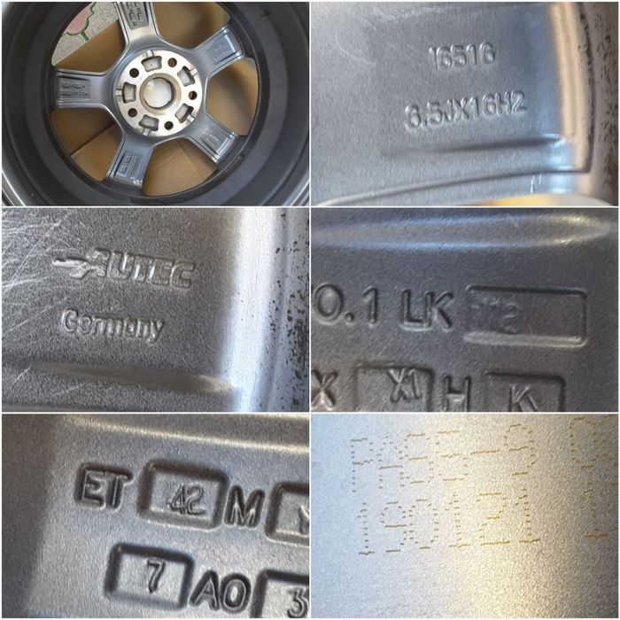 jante aliaj 16; 5x112;Vw Passat b5,b6,b7,b8, Caddy, Golf 5,6,7, jetta