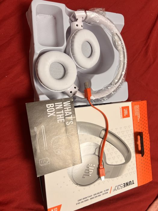 Casti wireless on ear tip JBL Tune 520bt - produs nou