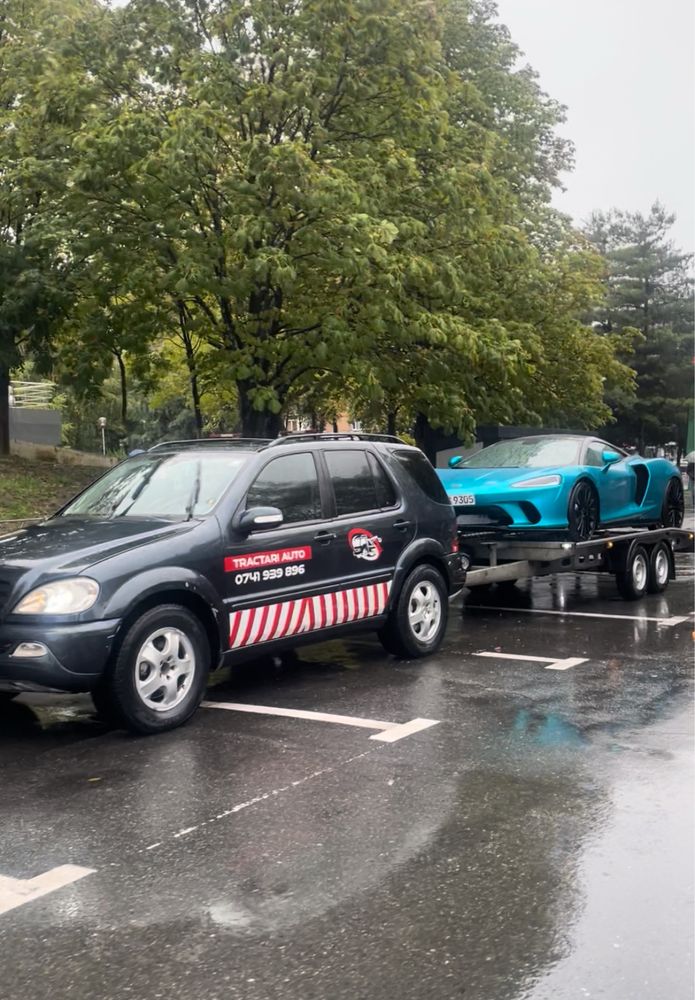 Tractari Auto Sibiu Transport Autoutilitare Utilaje ATV Moto Platforma