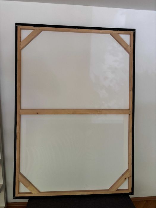 Imagine gen tablou cu zebra pe panza la dimensiune mare.