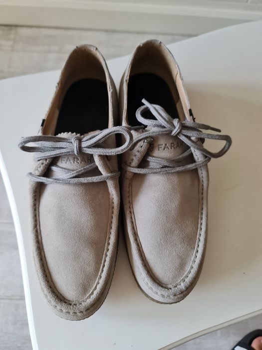 Pantofi piele intoarsa Farah barbati