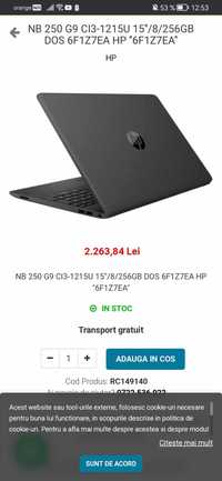 Vand  Laptop Hp NB 250