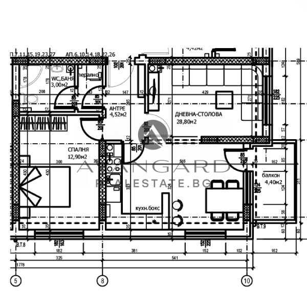Продава се Двустаен апартамент в Пловдив, Тракия - 80 кв.м за 1317 €/кв.м - Снимка #3