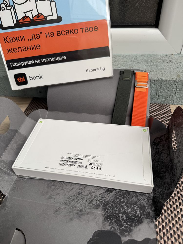 ЛИЗИНГ 55лв/м Apple Watch Ultra 2* Black Tit  49*mm/ часовник ултра 2