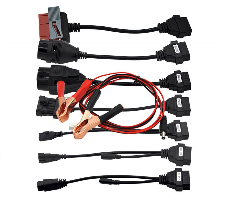 SET 8 cabluri adaptoare turisme la OBD II pt Delphi DS150E / AUTOCOM