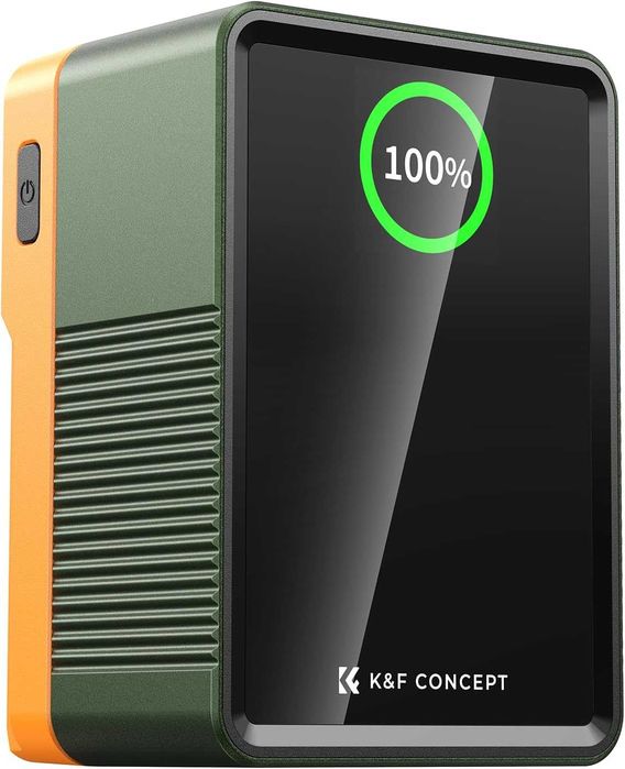 V-Mount батерия K&F Concept 99Wh 100W PD с дисплей