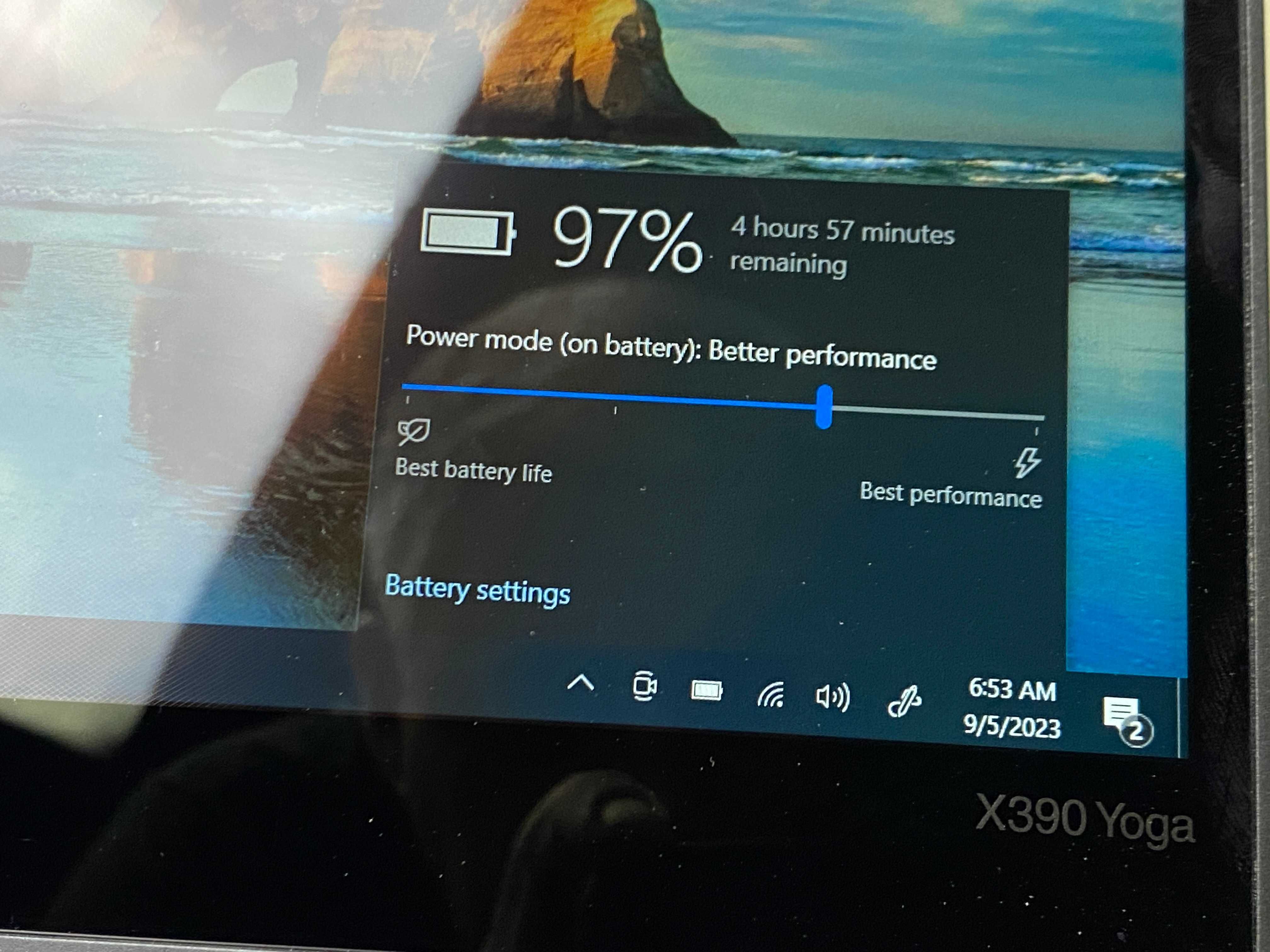 Лаптоп Lenovo Yoga X390, i5-8265U, 16 GB, 256GB NVME SSD, 13.3" TOUCH