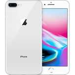 Нов Iphone 8 plus silver white 100% батерия гаранция 2 години flipbg