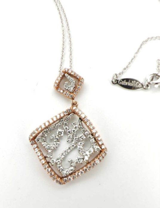 Colier 14k cu diamante Gabriel&Co 1,5ct