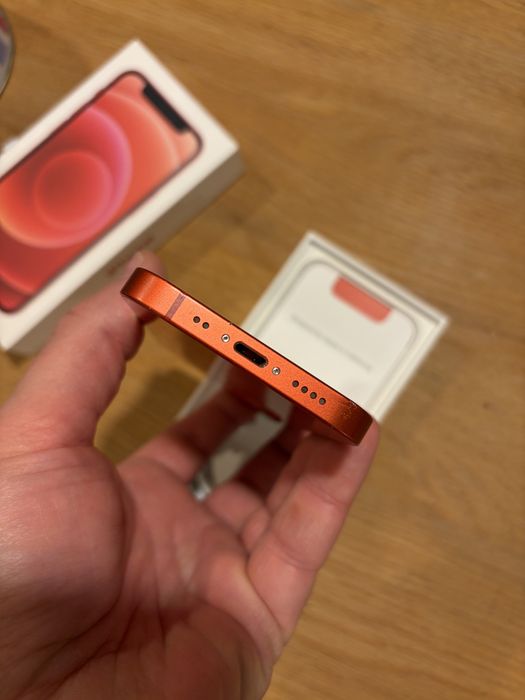 Iphone 12 Mini RED 64Gb pachet complet + extra Neverlocked