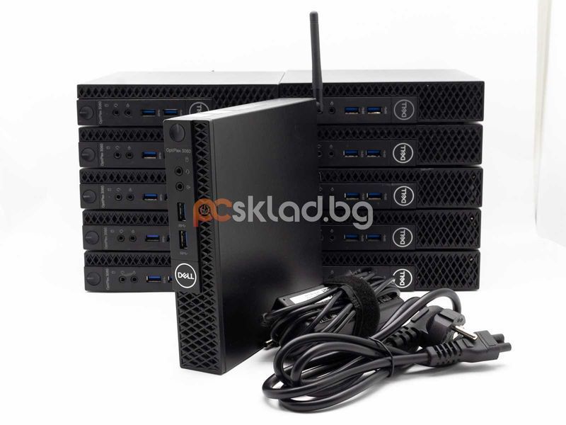 Мини компютър Dell Optiplex 3060 I5-8500T/8GB/256GB Wi-Fi Bluetooth