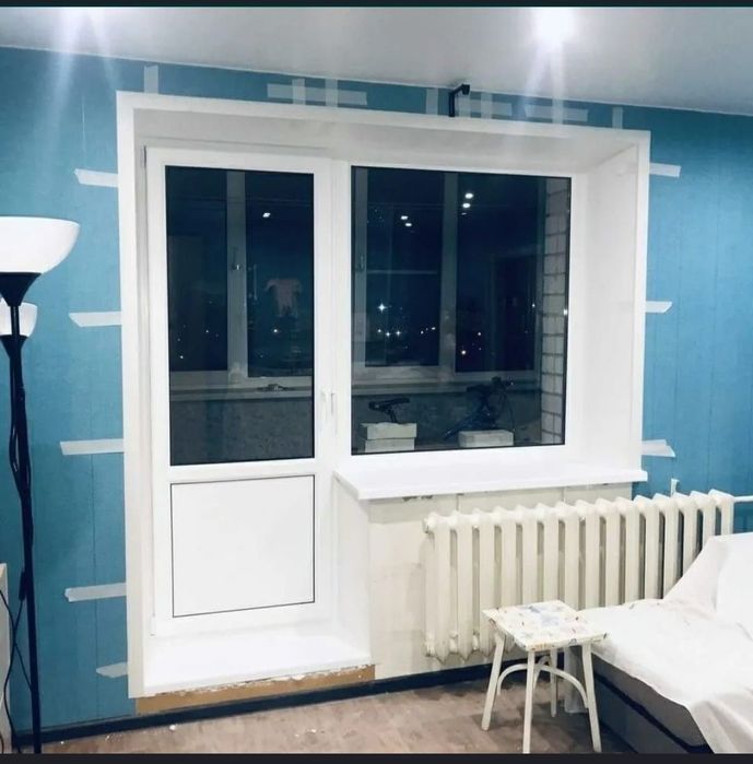 Пластиковые окна, двери, витражи, обшивка балкона под ключ.
