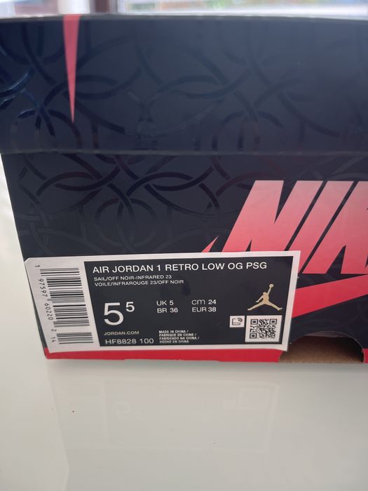 Vand Air Jordan 1 low PSG  Retro  noi originali
