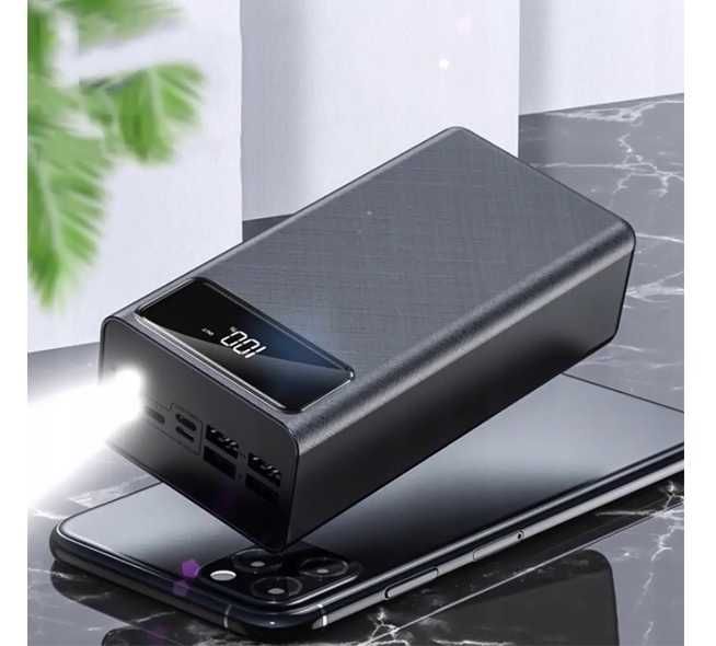 baterii externe 50000mA powerbank profesionale cu 7 porturi ,display